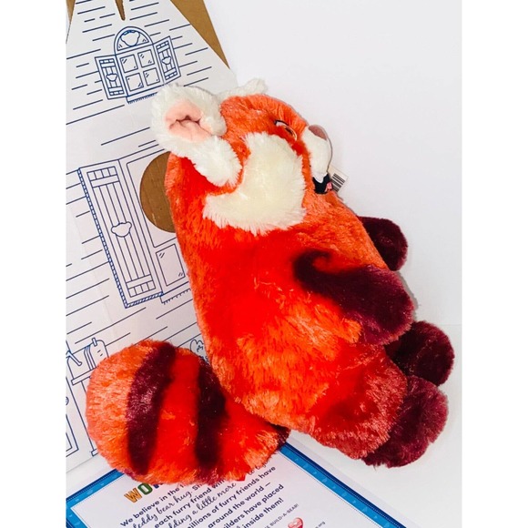 BUILD A BEAR TURNING RED Panda Mei Disney Pixar Plush Stuffed Animal NEW - Picture 6 of 10